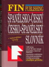 kniha Španělsko-český, česko-španělský slovník, Fin 2006