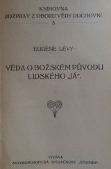 kniha Věda o božském původu lidského "já", Literární kruh Anthroposofické společnosti Studium 1919