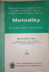 kniha Botriocefalóza kaprů, Ústav vědeckotechn. informací pro zeměd. 1979