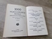 kniha 1000 nejkrásnějších novell 1000 světových spisovatelů. Sv. 25, Jos. R. Vilímek 1913