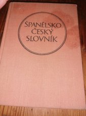 kniha Španělsko-český slovník, SPN 1959