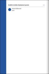 kniha Nedělní chvilka fejsbukové poezie, Galén 2018