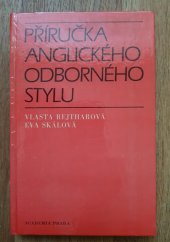 kniha Příručka anglického odborného stylu, Academia 1981