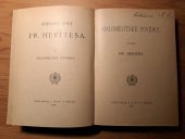 kniha Sebrané spisy Fr. Heritesa I. Maloměstské povídky Nezdárnice, Pan kancelista Novák, Za dědictvím, Soudce Nesvadba  , J. Otto 1908