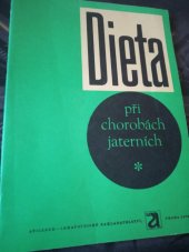 kniha Dieta při chorobách jaterních, Avicenum 1973