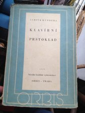 kniha Klavírní prstoklad, Orbis 1952