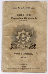 kniha Matice lidu Ročním II. číslo 2. ( číslo běžné 8. ) , Nákladem spolku pro vydávání laciných kněh českých 1868