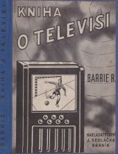 kniha Kniha o televisi, Jaroslav Sedláček 1938