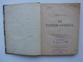 kniha Na pustém ostrově dobrodružná pov. pro dospělé, Svoboda 1922