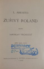 kniha Zuřivý Roland, J. Otto 