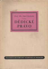 kniha Dědické právo, Československý kompas 1946