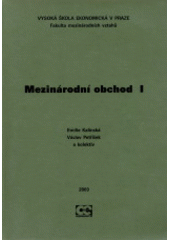 kniha Mezinárodní obchod I, Oeconomica 2003