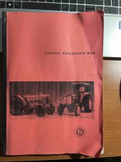 kniha Katalog náhradních dílů pro traktor Zetor 50 Super, Závody Jana Švermy, n.p. 1965