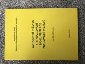 kniha Metodický návod k vypracování dokumentace zdolávání požárů, Facom 1996
