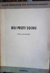 kniha Boj proti suchu Nástin přednášky, Osveta 1951