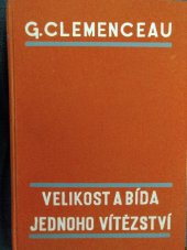 kniha Velikost a bída jednoho vítězství, Fr. Borový 1930