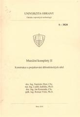 kniha Muniční komplety II konstrukce a projektování dělostřeleckých střel, Univerzita obrany 2010