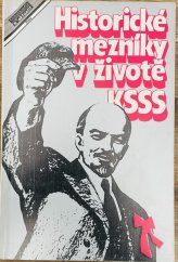 kniha Historické mezníky v životě KSSS, Novosti 1980