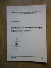 kniha Příklady z matematické analýzy diferenciální rovnice, Masarykova univerzita 2002
