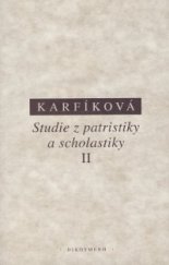 kniha Studie z patristiky a scholastiky, Oikoymenh 1997