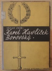 kniha Karel Havlíček Borovský, Volná myšlenka 1936