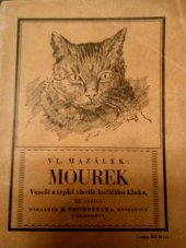 kniha Mourek veselé i trpké chvíle kočičího kluka, R. Promberger 1931