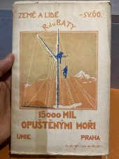 kniha 15 000 mil v kocábce opuštěnými moři, Česká grafická Unie 1925