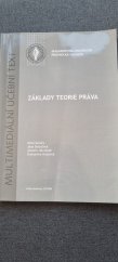 kniha Základy teorie práva , Muni press 2014