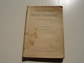 kniha Stručné dějiny řecké literatury pro střední školy, Jednota českých filologů 1936