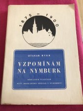 kniha Vzpomínám na Nymburk, Otakar Ryke 1947