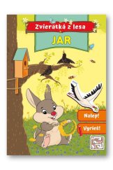 kniha Zvieratká z lesa Jar Nalep! Vyrieš!, Svojtka 2022