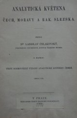 kniha Analytická květena Čech, Moravy a rak. Slezska, F. Tempský 1897