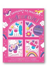 kniha Samolepky na okno Jednorožci S barevnými gelovými samolepkami, Svojtka 2021