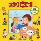 kniha U nás doma veselé básničky s omalovánkami a puzzle, Ottovo nakladatelství 2009