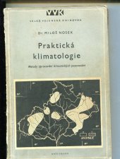kniha Praktická klimatologie Metody zpracování klimatických pozorování, Naše vojsko 1954