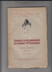 kniha Úvahy a pojednání o umění výtvarném. Díl II., Tělocvičná jednota Sokol 1912