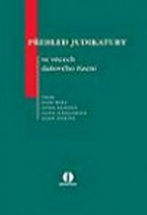 kniha Přehled judikatury ve věcech daňového řízení, ASPI  2007