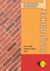 kniha Technológia pre 3. ročník murár, Expol Pedagogika 2022