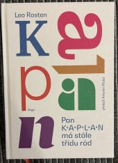 kniha Pan Kaplan má stále třídu rád , Argo 2023