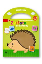 kniha Můj kufřík Omalovánky a samolepky Zvířata ze zahrady, Svojtka 2024