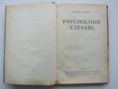 kniha Psychologie čtenáře, F. Landgráf 1929