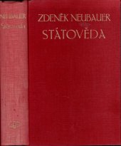 kniha Státověda a theorie politiky, Jan Laichter 1947