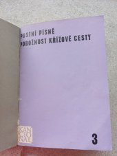 kniha Postní písně Pobožnost křížové cesty, Česká katolická Charita 1977