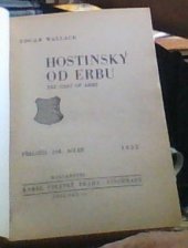 kniha Hostinský od Erbu, Karel Voleský 1932