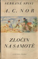 kniha Zločin na samotě Román, Alois Hynek 1948