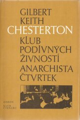 kniha Klub podivných živností Anarchista Čtvrtek, Odeon 1987