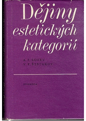 kniha Dějiny estetických kategorií, Svoboda 1984