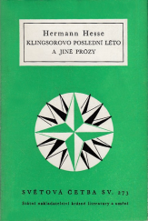 kniha Klingsorovo poslední léto a jiné prózy, SNKLU 1961
