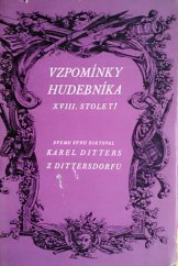 kniha Vzpomínky hudebníka 18. století, SNKLHU  1959