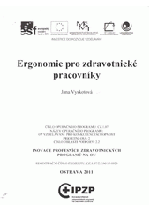 kniha Ergonomie pro zdravotnické pracovníky, Ostravská univerzita v Ostravě 2011